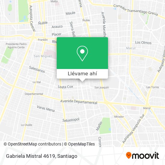 Mapa de Gabriela Mistral 4619