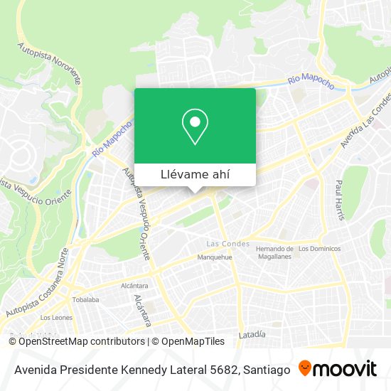 Mapa de Avenida Presidente Kennedy Lateral 5682