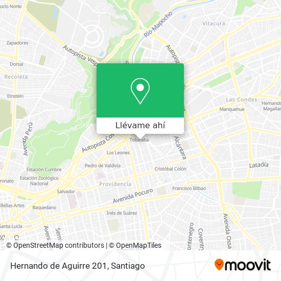 Mapa de Hernando de Aguirre 201
