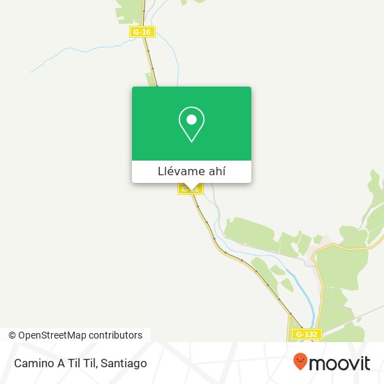 Mapa de Camino A Til Til