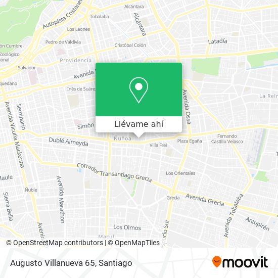 Mapa de Augusto Villanueva 65