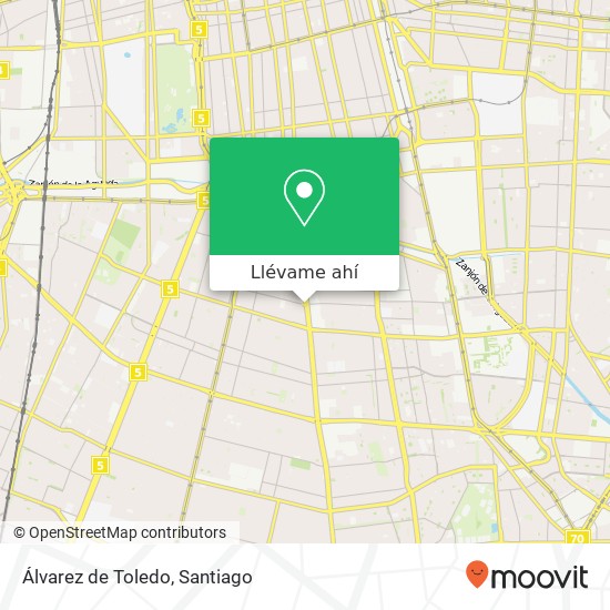 Mapa de Álvarez de Toledo