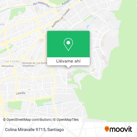 Mapa de Colina Miravalle 9715