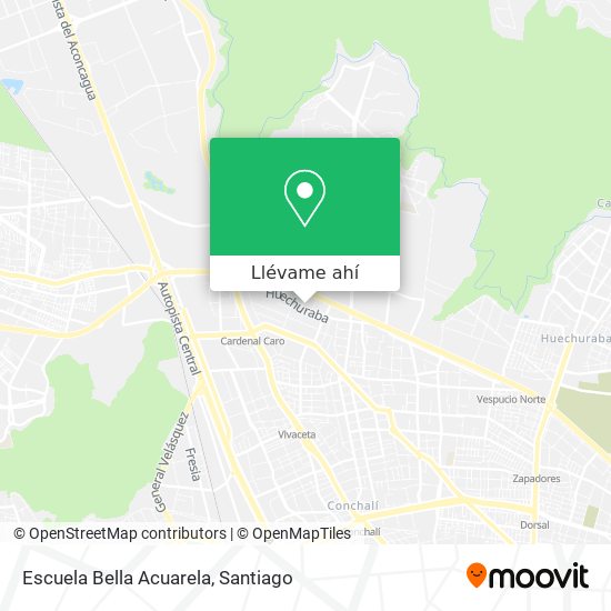Mapa de Escuela Bella Acuarela