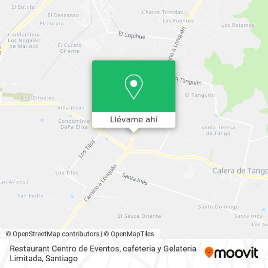 Mapa de Restaurant Centro de Eventos, cafeteria y Gelateria Limitada