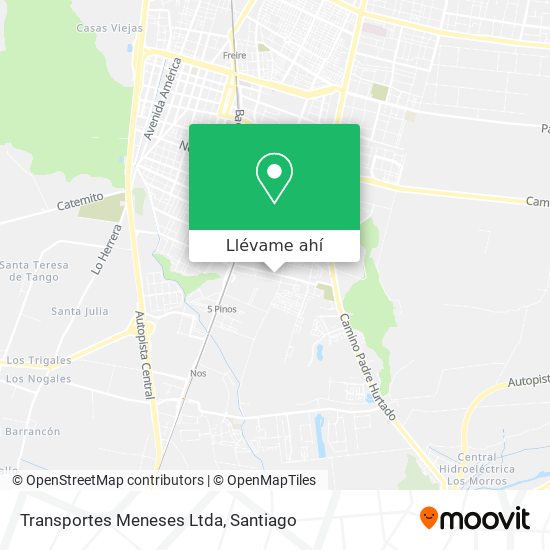 Mapa de Transportes Meneses Ltda