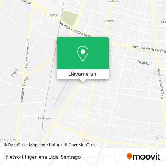 Mapa de Netsoft Ingenieria Ltda