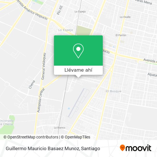 Mapa de Guillermo Mauricio Basaez Munoz