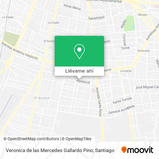 Mapa de Veronica de las Mercedes Gallardo Pino