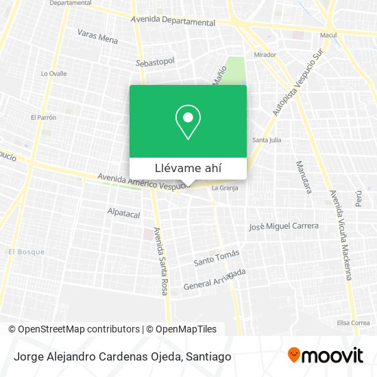 Mapa de Jorge Alejandro Cardenas Ojeda