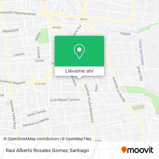 Mapa de Raul Alberto Rosales Gomez