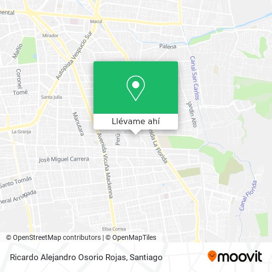 Mapa de Ricardo Alejandro Osorio Rojas