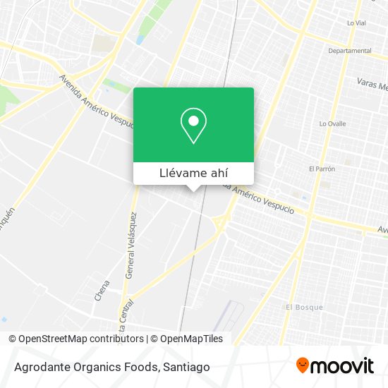Mapa de Agrodante Organics Foods