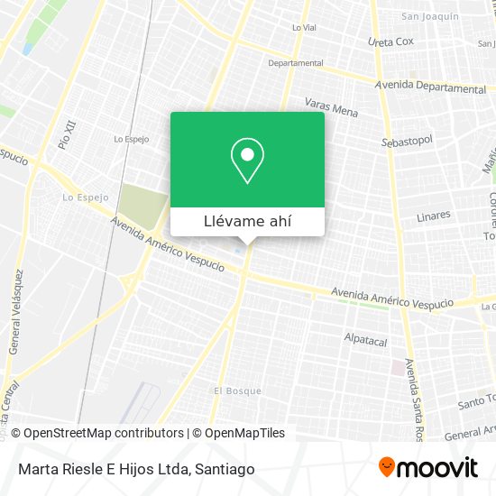 Mapa de Marta Riesle E Hijos Ltda