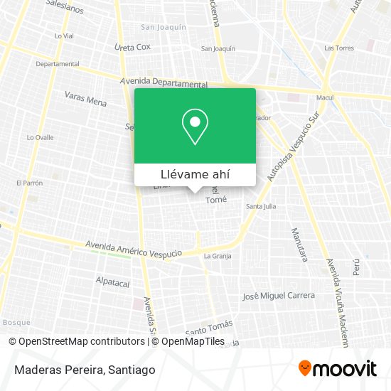 Mapa de Maderas Pereira