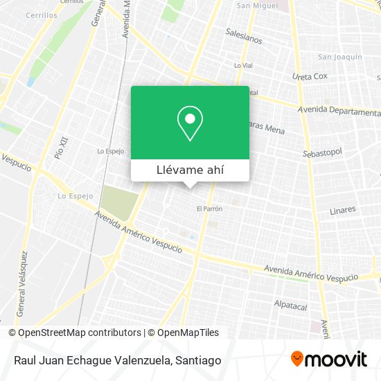 Mapa de Raul Juan Echague Valenzuela