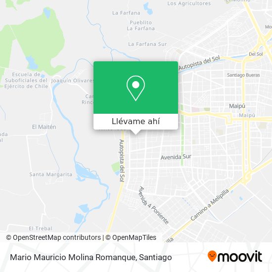 Mapa de Mario Mauricio Molina Romanque