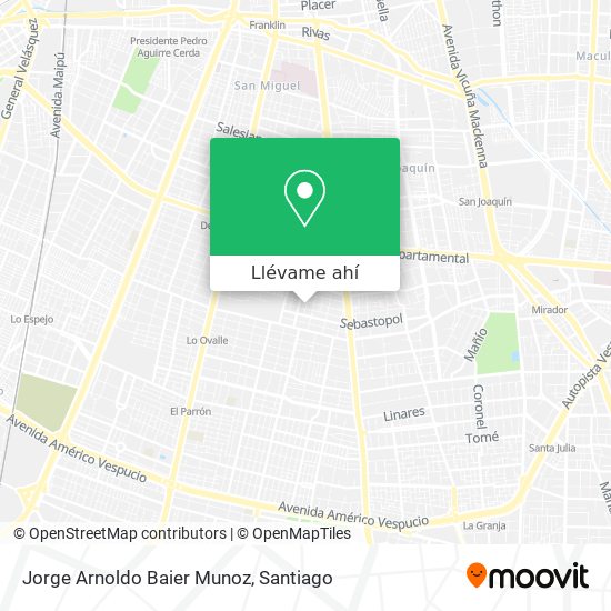 Mapa de Jorge Arnoldo Baier Munoz