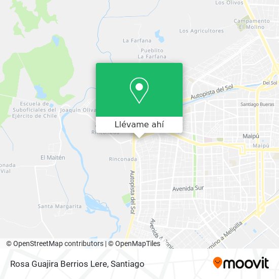 Mapa de Rosa Guajira Berrios Lere