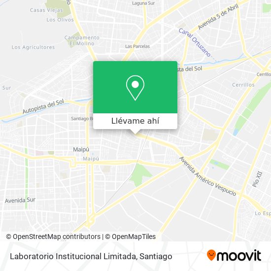 Mapa de Laboratorio Institucional Limitada