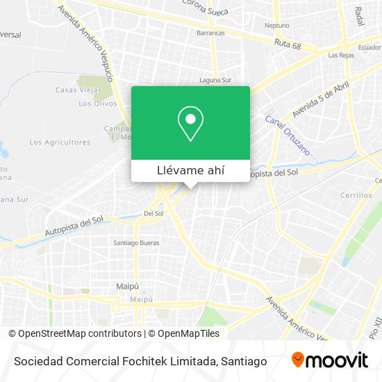 Mapa de Sociedad Comercial Fochitek Limitada