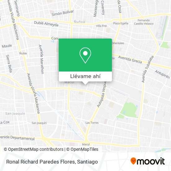 Mapa de Ronal Richard Paredes Flores