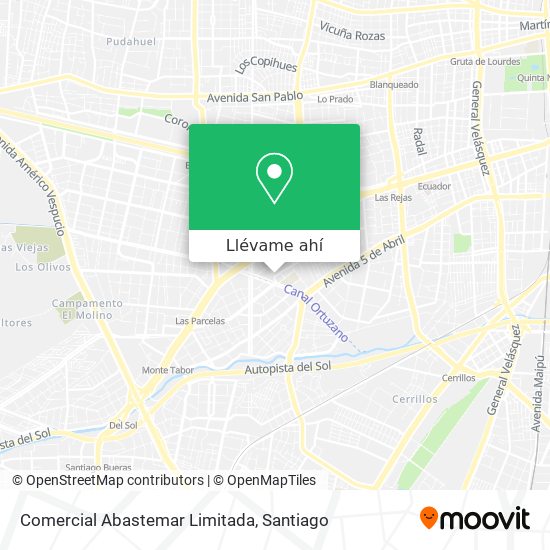 Mapa de Comercial Abastemar Limitada