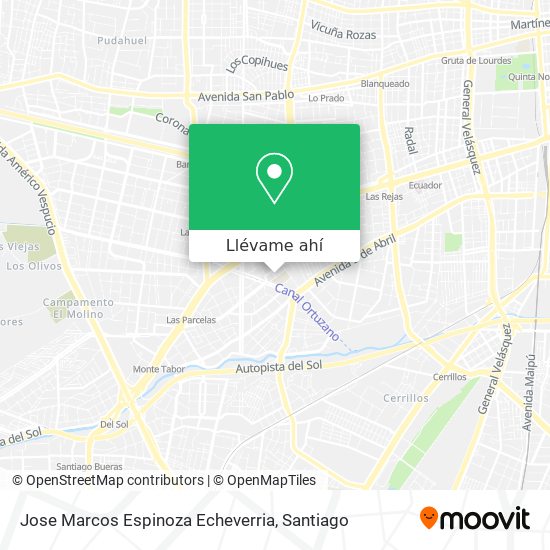 Mapa de Jose Marcos Espinoza Echeverria