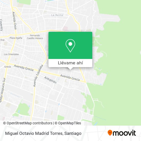 Mapa de Miguel Octavio Madrid Torres