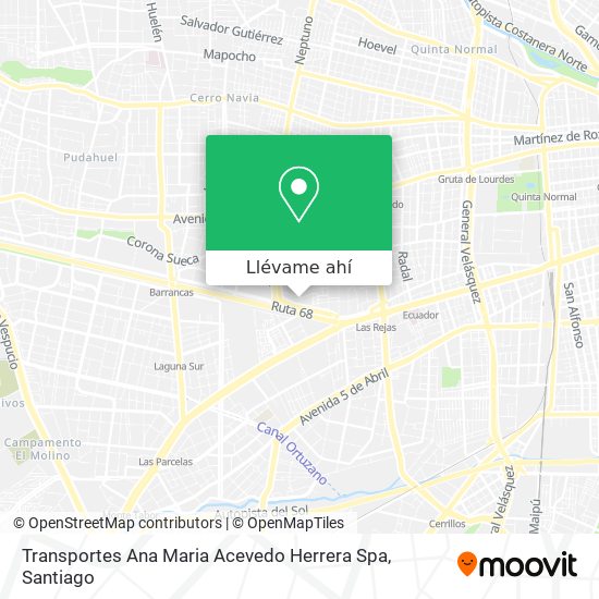 Mapa de Transportes Ana Maria Acevedo Herrera Spa