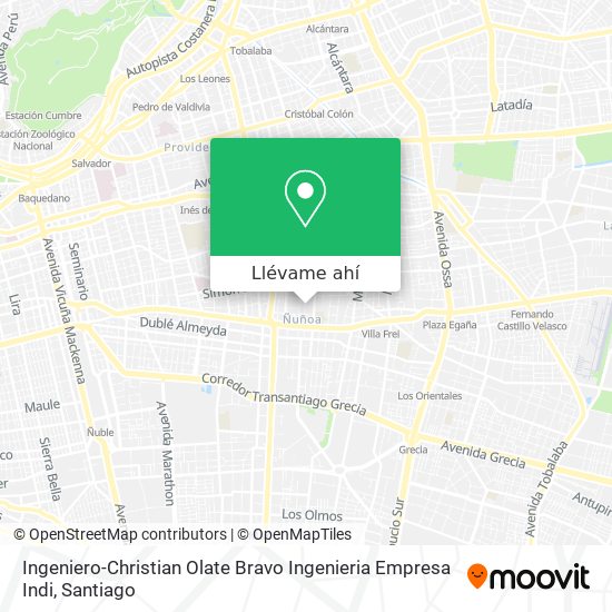 Mapa de Ingeniero-Christian Olate Bravo Ingenieria Empresa Indi