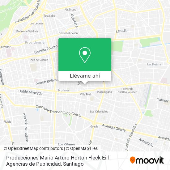 Mapa de Producciones Mario Arturo Horton Fleck Eirl Agencias de Publicidad