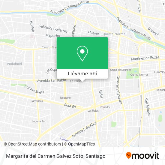 Mapa de Margarita del Carmen Galvez Soto