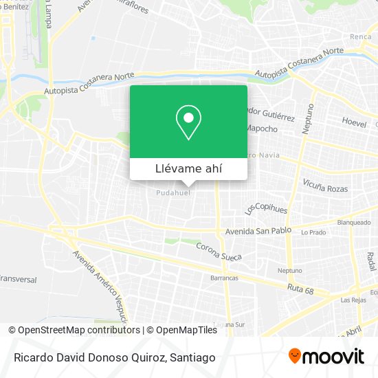Mapa de Ricardo David Donoso Quiroz