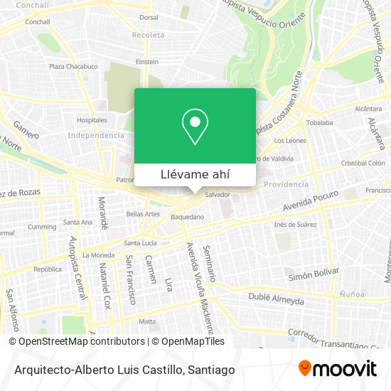 Mapa de Arquitecto-Alberto Luis Castillo