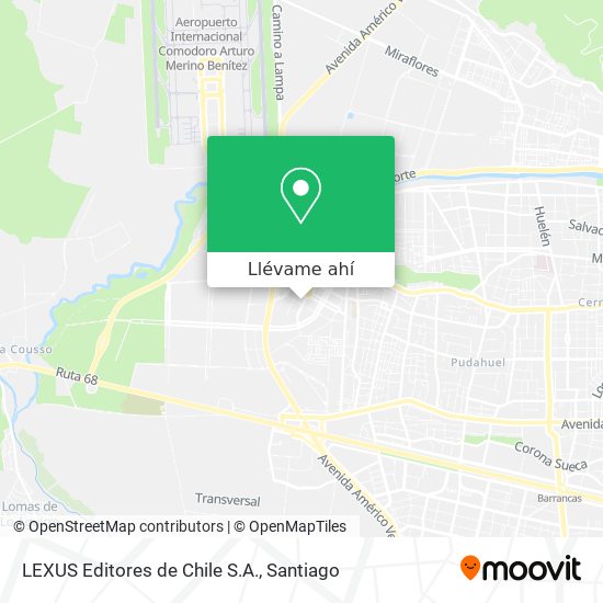 Mapa de LEXUS Editores de Chile S.A.
