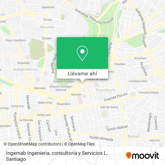 Mapa de Ingemab Ingenieria, consultoria y Servicios L