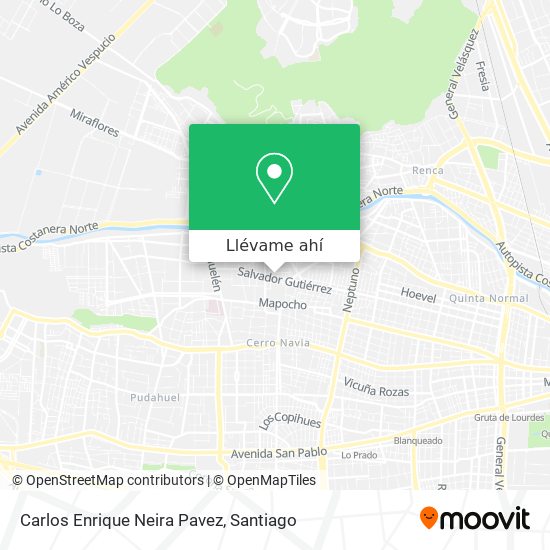 Mapa de Carlos Enrique Neira Pavez
