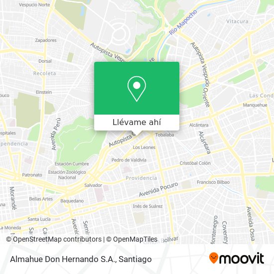Mapa de Almahue Don Hernando S.A.
