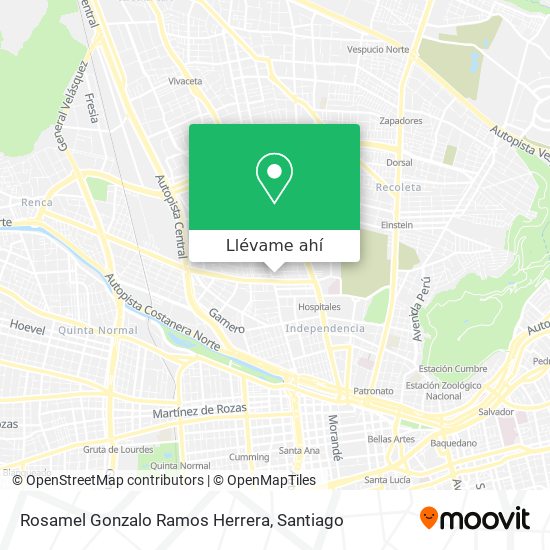 Mapa de Rosamel Gonzalo Ramos Herrera