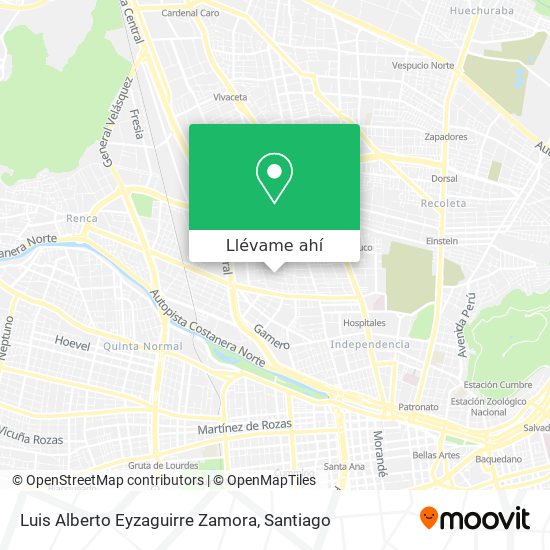 Mapa de Luis Alberto Eyzaguirre Zamora