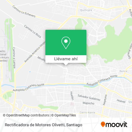 Mapa de Rectificadora de Motores Olivetti