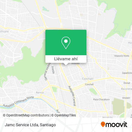 Mapa de Jamc Service Ltda