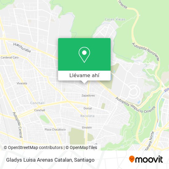Mapa de Gladys Luisa Arenas Catalan