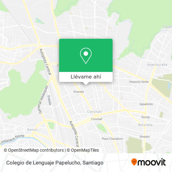 Mapa de Colegio de Lenguaje Papelucho