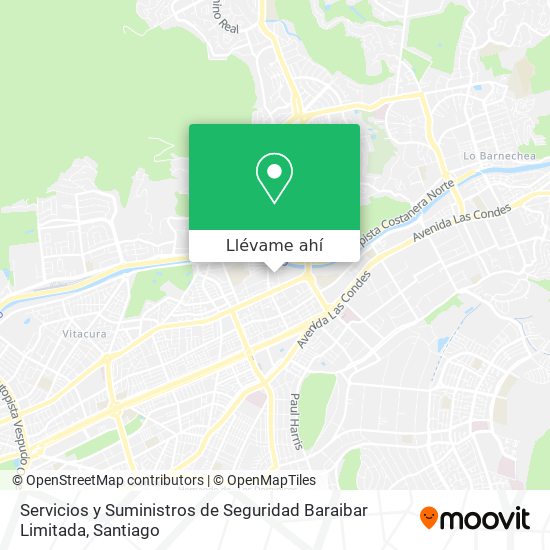 Mapa de Servicios y Suministros de Seguridad Baraibar Limitada