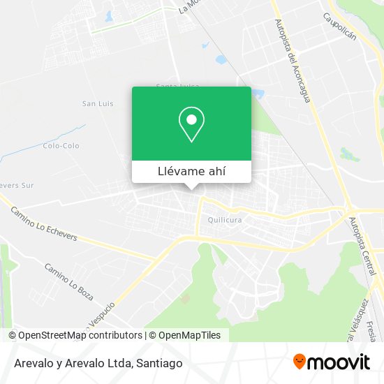 Mapa de Arevalo y Arevalo Ltda