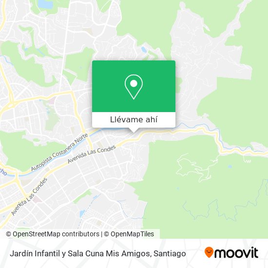 Mapa de Jardín Infantil y Sala Cuna Mis Amigos