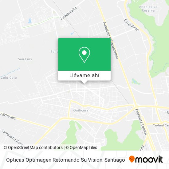 Mapa de Opticas Optimagen Retomando Su Vision