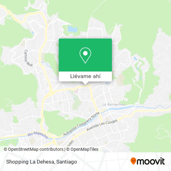 Mapa de Shopping La Dehesa